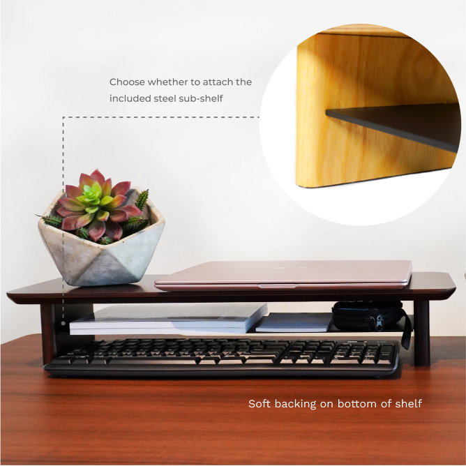 Modular Desk Shelves